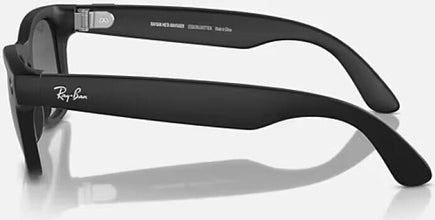 Meta Ray-Ban RAY-BAN RW 4008 WAYFARER Matte Black, Polarized Gradient Graphite 53/22/155 RW4008