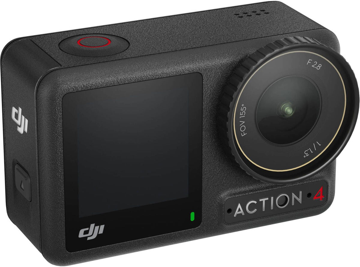 DJI Osmo Action 4 Standard Combo - 4K/120fps Waterproof Action Camera with 1/1.3-Inch Sensor, 10-bit & D-Log M Color Performance, Long-Lasting Battery