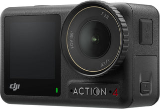 DJI Osmo Action 4 Standard Combo - 4K/120fps Waterproof Action Camera with 1/1.3-Inch Sensor, 10-bit & D-Log M Color Performance, Long-Lasting Battery