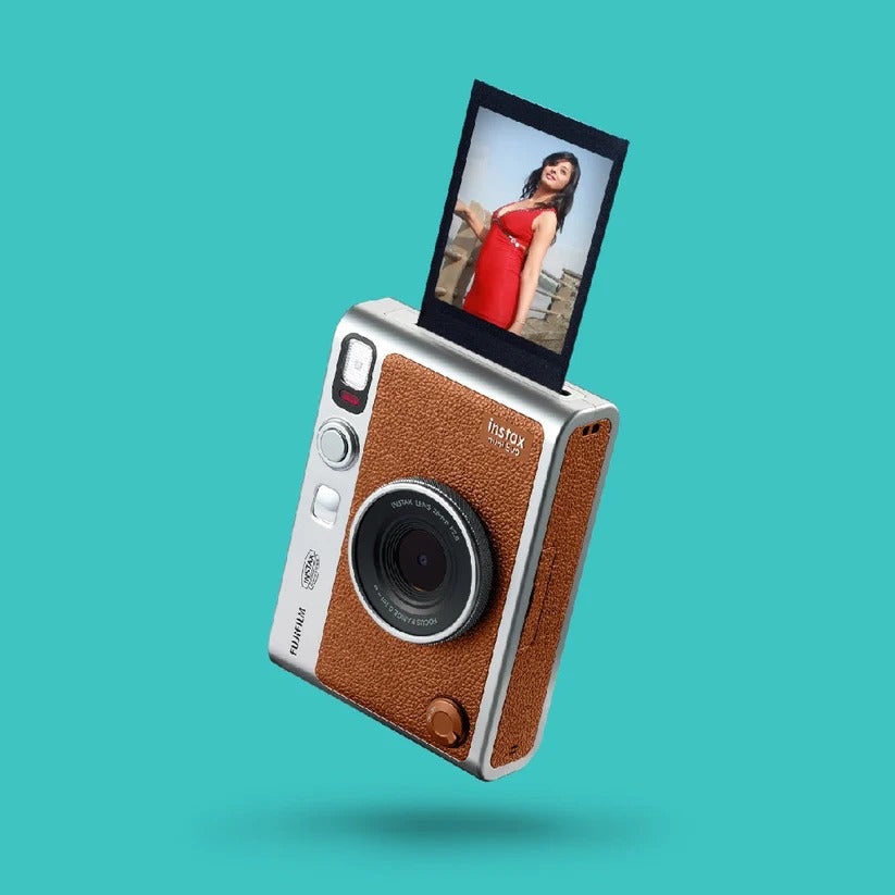 FUJIFILM INSTAX MINI EVO CAMERA BROWN