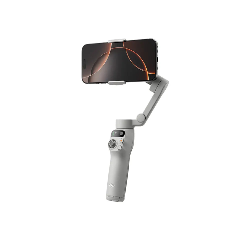 DJI Osmo Mobile 7 Gimbal Stabilizer for iPhone, Android, Built-in Tripod, Comfortable Grip, 3-Axis Phone Gimbal, ActiveTrack 7.0, OneTap Edit, Phone Charging,UAE Version, Official Warranty Support