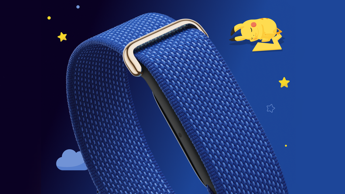 Google Fitbit Air Special Edition Pokemon Sleep - Sleepy Blue