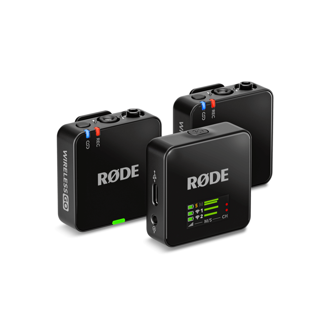 RODE Wireless GO (Gen 3) Compact Wireless Microphone System - Black