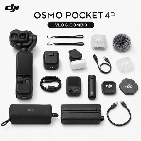 DJI Osmo Pocket Four Pro(4P) Vlog Creator Combo Handheld Stabilize