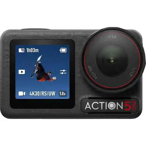 DJI Osmo Action 5 Pro Adventure Combo, Action Camera 4K for Travel, Vlog